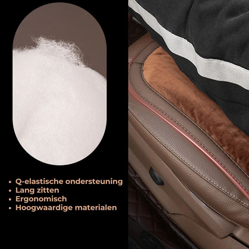 Fluwelen Autostoelkussen - Afbeelding 3