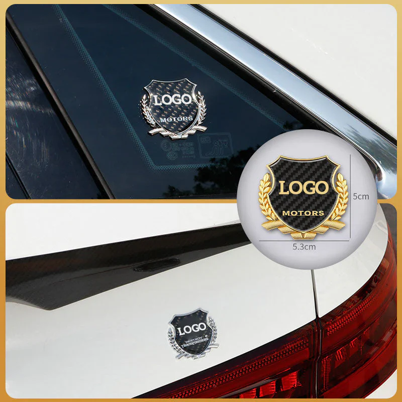 Auto 3D Stickers gepersonaliseerd (2 stuks) - Afbeelding 4