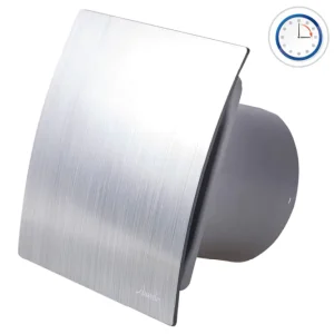 Awenta badkamerventilator Silent Ø125 mm | 145 m³/h | Timer | Zilver