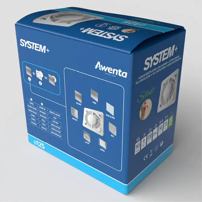 Awenta Silent badkamerventilator Ø125 mm | 145 m³/h | Timer | Wit - Afbeelding 7