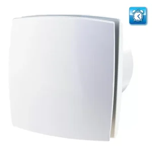 Vents Design badkamerventilator Ø100 mm | Timer | 88 m³/h | Wit